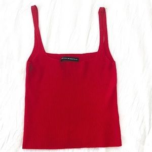 Red Brandy Melville tank top